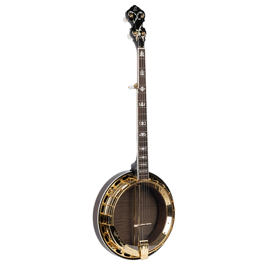 Banjo 5 cordes en Érable Ondé Naturel, Série FALCON avec étui Deluxe