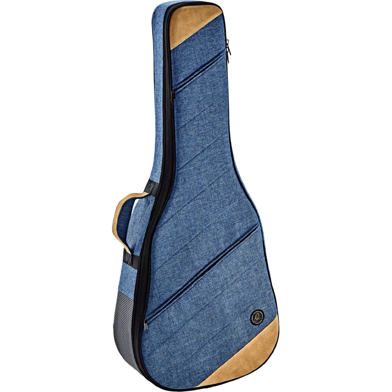 Load image into gallery viewer, Étui souple pour guitare ORTEGA Dreadnought - Bleu océan

