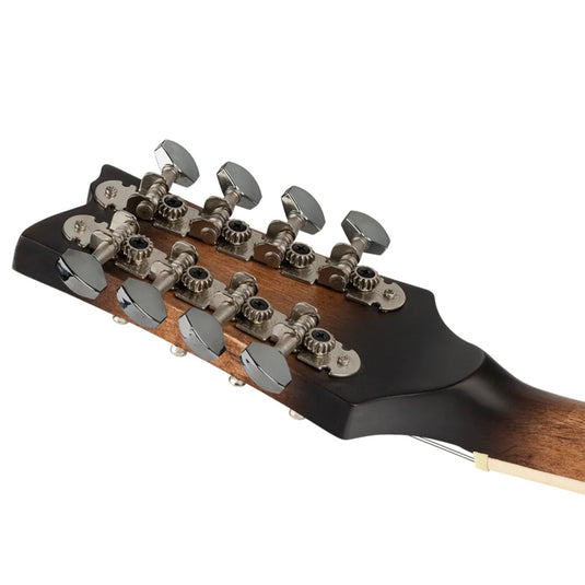 Mandoline Ortega de la série Americana – Table en épicéa, dos et éclisses en érable, finition satinée Whiskey Burst