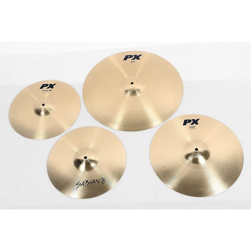 Chargez l'image dans la visionneuse de la galerie, Ensemble de cymbales PX par Sabian (14’’Hi-Hats, 16’’Crash,20’’Ride)
