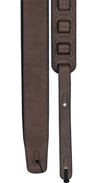Sangle de guitare réglable en cuir de 2,6 pouces avec rembourrage en mousse