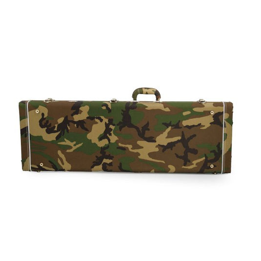 Étui rigide pour guitare électrique, camouflage