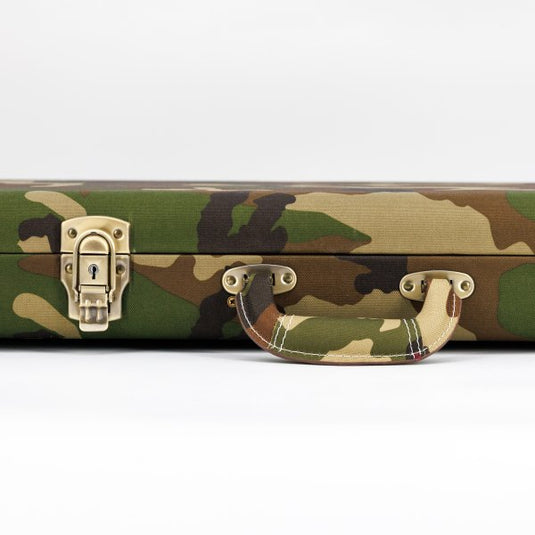 Étui rigide pour guitare électrique, camouflage