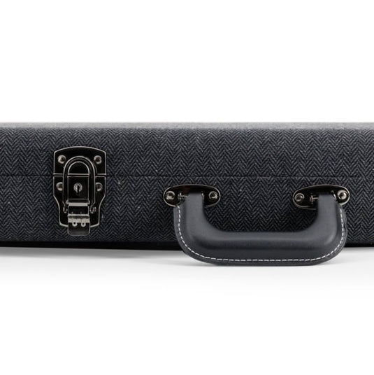 Étui pour guitare électrique, cuir noir