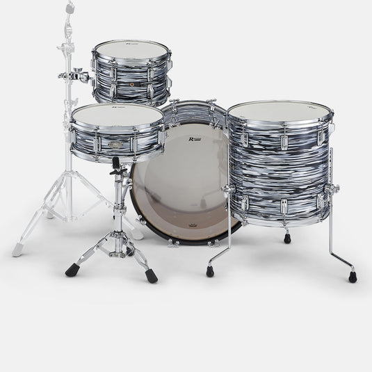 Kit de fûts Powertone 3 pièces (12-16-22) édition limitée années 70 Black Oyster