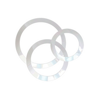 Bass drum ports Dynamos (white)
