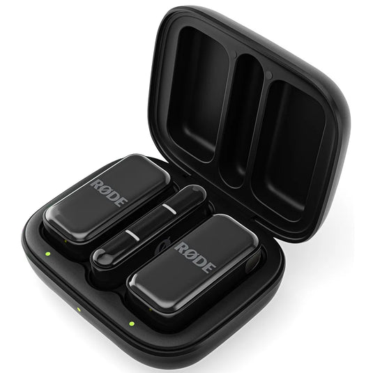Ensemble de 2 microphones sans fils pour téléphones intelligents USB-C (noir)