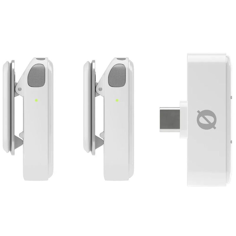 Load image into gallery viewer, Ensemble de 2 microphones sans fils pour téléphones intelligents USB-C (Blanc)
