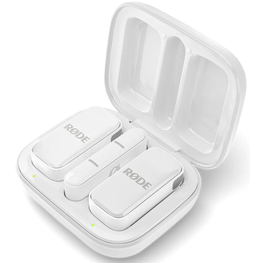 Ensemble de 2 microphones sans fils pour téléphones intelligents USB-C (Blanc)