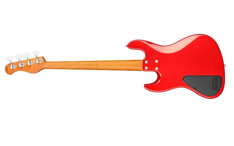Chargez l'image dans la visionneuse de la galerie, Basse Sadowsky MetroExpress 21-Fret Hybrid P/J Bass 4 cordes touche Pau Ferro, fini:”Solid Candy Apple Red Metallic” avec étui souple
