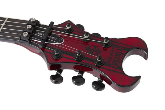 Guitare électrique Synyster Standard Plus, rouge profond transparent (pas d’étui)