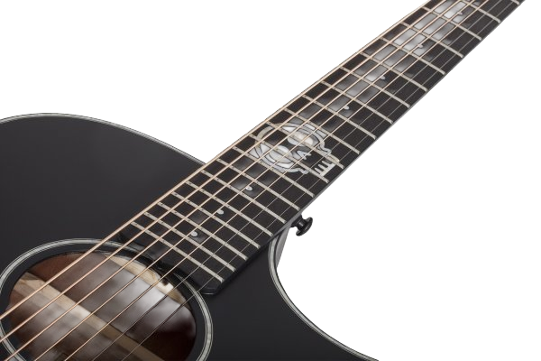 Load image into gallery viewer, Guitare Acoustique / Électrique 7 Cordes Regulo Caro-7, Noir Satiné
