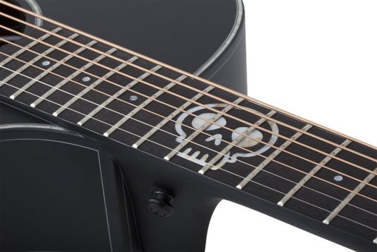 Guitare Acoustique / Électrique 7 Cordes Regulo Caro-7, Noir Satiné