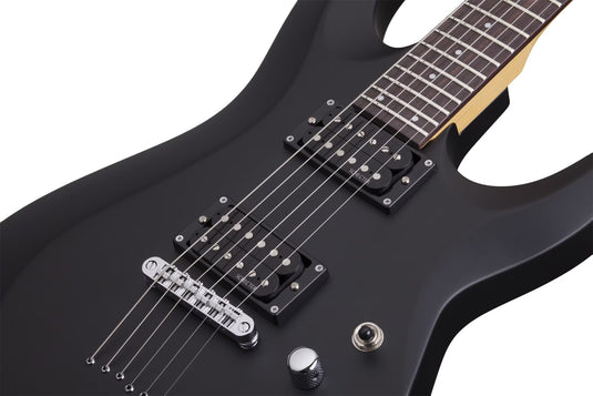 Guitare électrique C-6 Deluxe gauchère- Noir Satiné