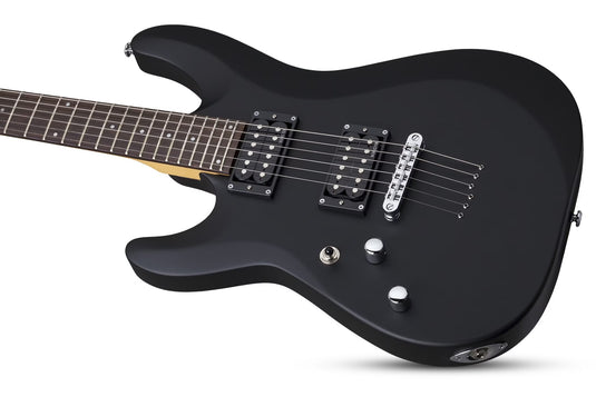 Guitare électrique C-6 Deluxe gauchère- Noir Satiné