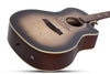Guitare acoustique-électrique Grand Auditorium en acajou et érable flammé, dégradé cendré satiné (pas d’étui)