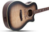 Guitare acoustique-électrique Grand Auditorium en acajou et érable flammé, dégradé cendré satiné (pas d’étui)