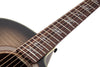 Guitare acoustique-électrique Grand Auditorium en acajou et érable flammé, dégradé cendré satiné (pas d’étui)