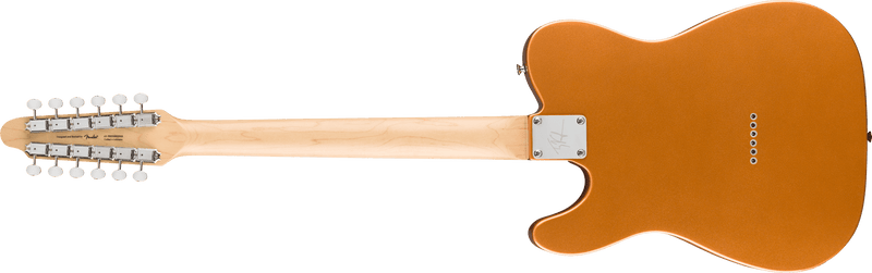 Chargez l'image dans la visionneuse de la galerie, Paranormal Troy Van Leeuwen Telecaster® XII, touche en laurier, plaque de protection écaille de tortue, cuivre
