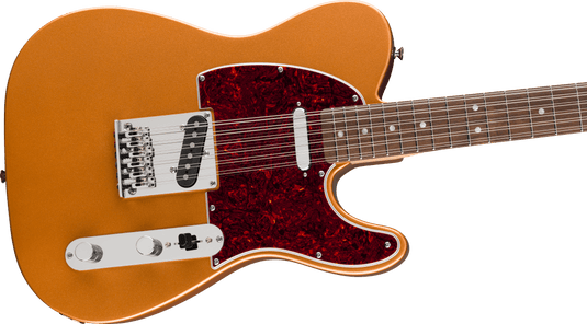 Paranormal Troy Van Leeuwen Telecaster® XII, touche en laurier, plaque de protection écaille de tortue, cuivre