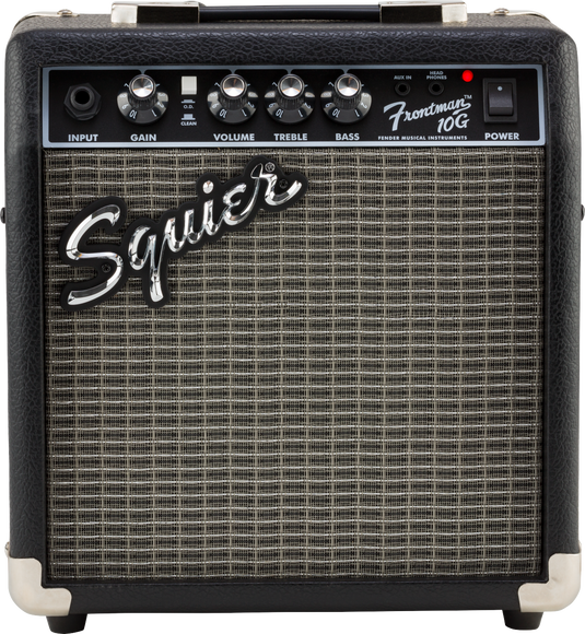 Pack Squier Sonic Stratocaster, housse, ampli Frontman 10G, courroie et accessoires
