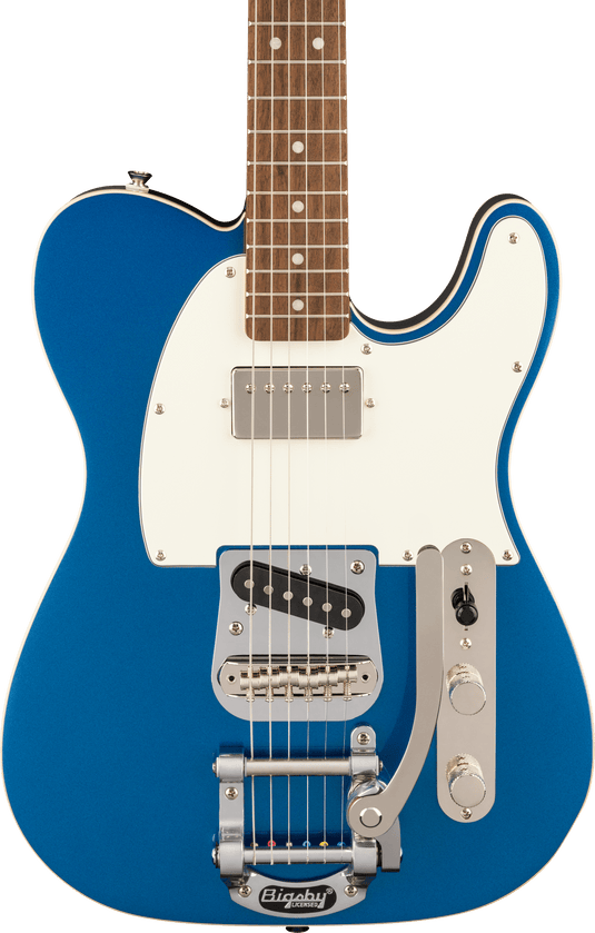 Guitare électrique, CLASSIC VIBE™ CUSTOM TELECASTER® SH BIGSBY, Pickguard Parchemin, Bleu Lake Placid (pas d’étui)
