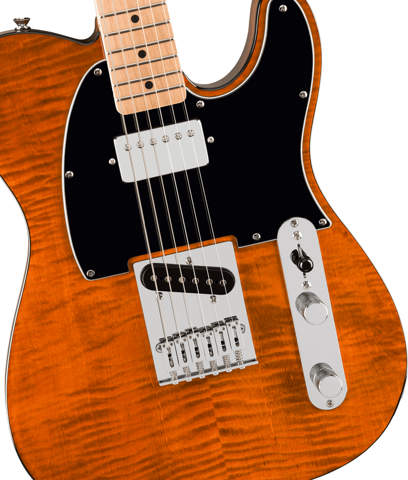 Load image into gallery viewer, Guitare électrique, Affinity Series® Telecaster® FMT SH, touche en érable, plaque de protection noire- couleur Moka
