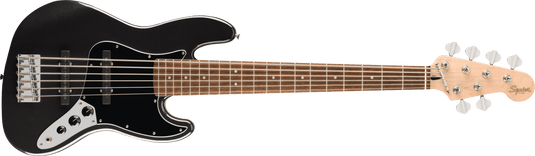 Basse électrique , Affinity Series™ Jazz Bass® VI, touche en laurier, pickguard noir, noir métallisé