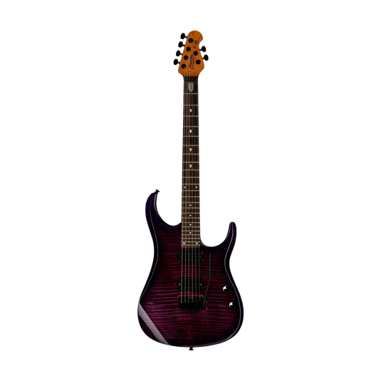 Guitare électrique John Petrucci, JP150 Table en érable ondé, touche en ébène, micros DiMarzio-Couleur “Purple Nebula” avec étui souple
