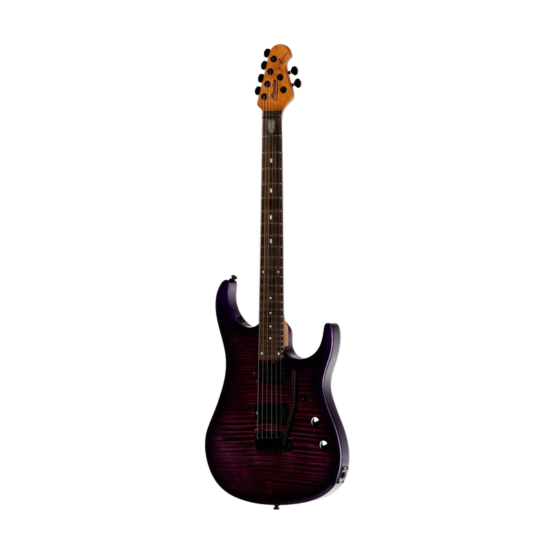 Load image into gallery viewer, Guitare électrique John Petrucci, JP150 Table en érable ondé, touche en ébène, micros DiMarzio-Couleur “Purple Nebula” avec étui souple
