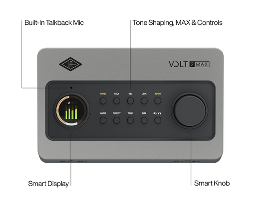 Interface audio USB Volt 2 Max avec modelage de timbre et compresseur intégrés