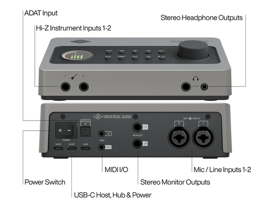 Interface audio USB Volt 2 Max avec modelage de timbre et compresseur intégrés
