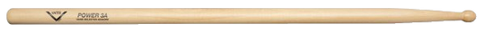 Baguettes de percussion en bois American Hickory Power Fatback 3A