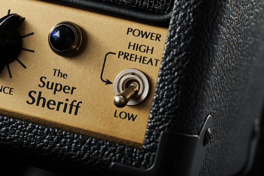 Super Sheriff 100H ,Tête en bois de luxe de 100 watts 2 canals, série Sheriff