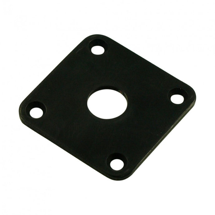 WD Square Jack Plate for Gibson Les Paul black