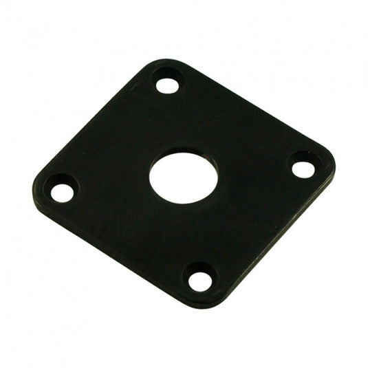 WD Square Jack Plate for Gibson Les Paul black