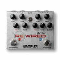 Pédale d'overdrive et de distortion Brent Mason "Rewired"