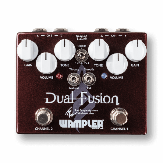 Pédale d'overdrive double Tom Quayle "Dual Fusion"