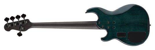 Basse électrique 5 cordes-Indigo Blue avec étui souple