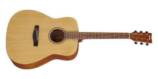 Guitare acoustique format “dreadnought”, naturel, sans étui