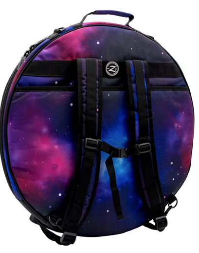 Load image into gallery viewer, Sac À Dos Étudiant Pour Cymbale 20&quot;, Purple Galaxy
