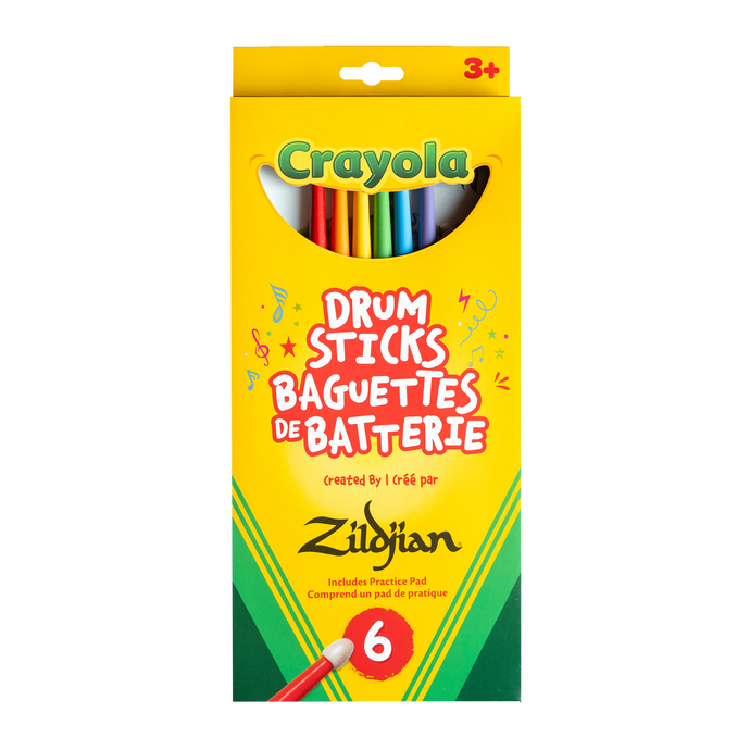 PACK, 6 BAGUETTES + PAD, CRAYOLA