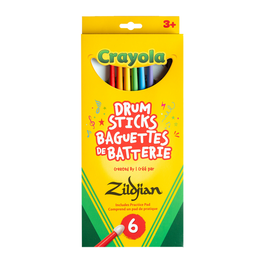 PACK, 6 BAGUETTES + PAD, CRAYOLA
