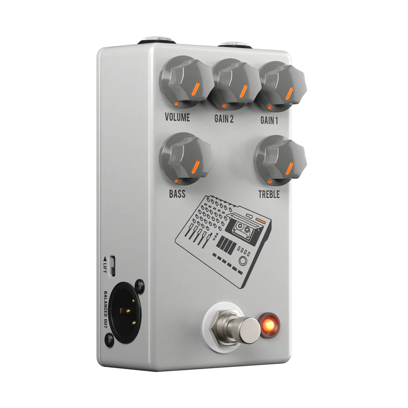 Load image into gallery viewer, Pédale de gain "424 Gain Stage" basé sur la console Portastudio 424 de Tascam

