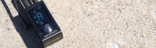 Pédale d'accordeur stroboscope format mini