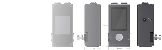 Pédale d'accordeur stroboscope format mini