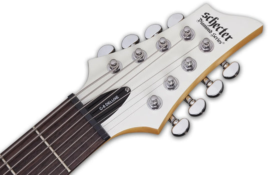 Guitare électrique, C-8 De Luxe, Blanc Satiné