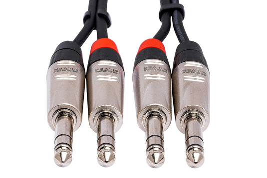 Pro Stereo Interconnect dual 1/4 trs / 1/4 trs