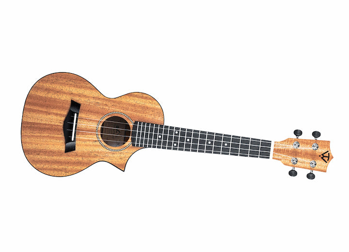 Load image into gallery viewer, TWISTED WOOD / EM-600C / Ember Cutaway Concert Mahogany Ukulele Laminated Side and Back with Case
