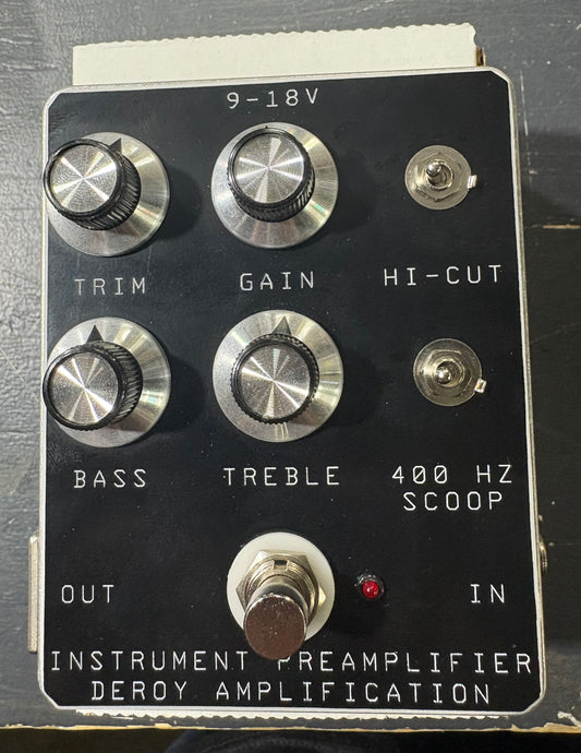 Pédale de préamplificateur d'instruments